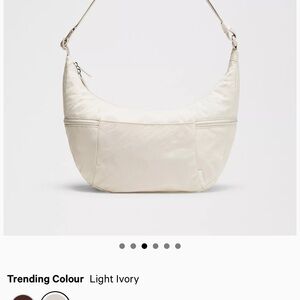 Lululemon Athletica Light Ivory Crossbody Bag